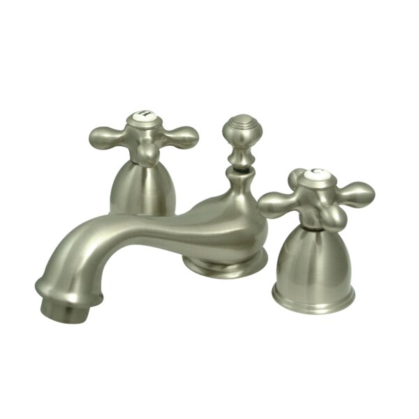 KS3958AX Restoration Mini-Widespread Bathroom Faucet, Brushed Nickel
